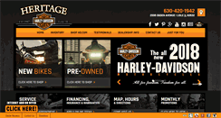Desktop Screenshot of heritagehd.com